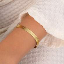 Scratched Bracelet With 18k Gold Plating - 彩色 - 查看 2