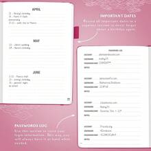 Legend Planner Address Book With Alphabetical Tabs –Telephone Contacts Book For Phone NFUmbersss, Addresses, Passwords, Medium (Hot Pink) - Hot Pink - View 6