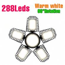 CanLing E26/E27 LED 車庫燈泡 高亮度高棚吊燈 UFO 可變形可折疊扇葉 3/4/5 燈頭 天花板聚光燈 倉庫閣樓工作室儲藏室地下室商店工廠地下停車場 工業商業照明 無閃爍 100-277V - Deformable LED Garage Light - 查看 24