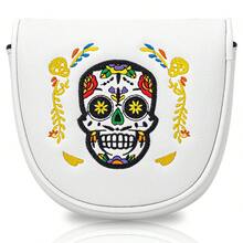 1 pieza Funda para cabeza de putter de golf DF3 - Estilo de maquillaje cómico - Estuche resistente de PU con forro esponjoso y diseño de dibujos animados lindos (compatible con el modelo de putter DF3) - Multicolor - Ver 9