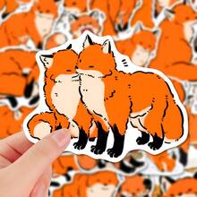 1 Peça Adesivo Fofo de Raposa Cartoon 2026, Decoração Adorável e Estética para Scrapbooking, À Prova d'Água, Adequado para Meninos, Meninas, Interação, Amizade, Família, Quente, Presente Perfeito para Namorado, Namorada, Aniversário, Festa - Multicolorido - Visão 4