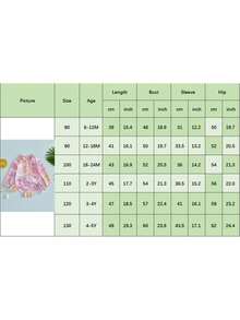Toddler Girls Rash Guard Swimsuit Rompers Dinosaur Print Ruffles Hem Long Sleeve Crew Neck Kids Bathing Suit - Pink - View 11