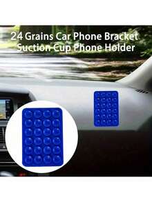 10/5/4/3/2/1 Pcs Silicone Phone Suction Cup With 24 Adhesive Pads, Easy To Disassemble And Clean, Enhances Grip, Suitable For Various Mounting Surfaces - Multicolor - View 5