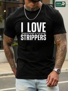 Men T-Shirts - Black - View 8