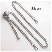 Adjustable Bag Chain Strap, Metal Long Shoulder Strap, Fashion Versatile Replacement Chain Accessory - Multicolor - View 7