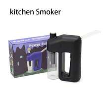 1Pc Compact USB Kitchen Smoker - Portable Food Smoker Meat, Seafood & Cheeses - Rechargeable Design - Blue - 查看 3
