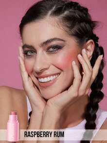 Misslyn 丝滑腮红棒、腮红棒、粉色腮红、红色腮红、腮红膏、腮红球、圣诞节、Y2K、海滩旅行、持久腮红、高显色腮红、持久腮红、膏状腮红、腮红棒、不油腻腮红、球形腮红、双色腮红、纯素、无动物实验 - #1 Raspberry Rum - 查看 2