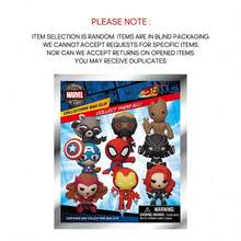 1 chiếc túi đựng đồ sưu tầm bằng xốp 3D kỷ niệm 85 năm Marvel chính thức, Series 12 Spider-Man, kèm móc khóa ngẫu nhiên, phụ kiện túi tái sử dụng. - Xanh đậm - Xem 4