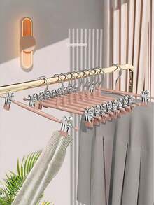 20 قطعة / 10 قطع مشابك بلاستيكية كاملة للبالغين ، 10 قطع / 5 قطع مشابك بنطلون مغطسة ، حبال غسيل منزلية من الفولاذ المقاوم للصدأ بدون تفكيك ، شماعات ملابس لتعليق الملابس الداخلية ، مشابك بنطلون معدنية مقاومة للتقدم في السن لتجفيف الملابس لمتجر الملابس والاستخدام المنزلي - متعدد الألوان - مشاهدة 9