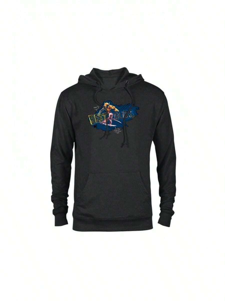Skin Friendly Sweatshirtnew England Patriots&Patriots&Seahawks&&Essentials Hoodie&Hoodies For WomenStudios Deadpool & Wolverine Deadpool Best Bubs Snikt - Pullover Hoodie For Adults  Gender-Neutral Comfort Essential - màu đen - Xem 1