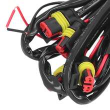 Luz de parrilla delantera LED universal con iluminación ámbar, adecuada para vehículos estilo Raptor, camionetas, SUV y vehículos todoterreno - A - Ver 4