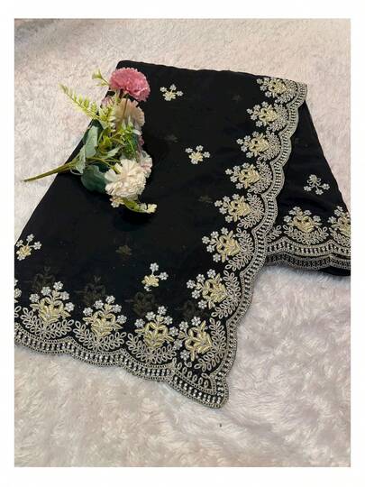 Georgette Traditional Saree, Cultural Wear For Women