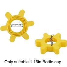 1pc Rotating Soda Bottle Opener Tool, Plastic Twist-Off Bottle Opener, Multi-Function Can & Bottle Opener, Suitable For Elderly With Weak Hands - Multicolor - View 3