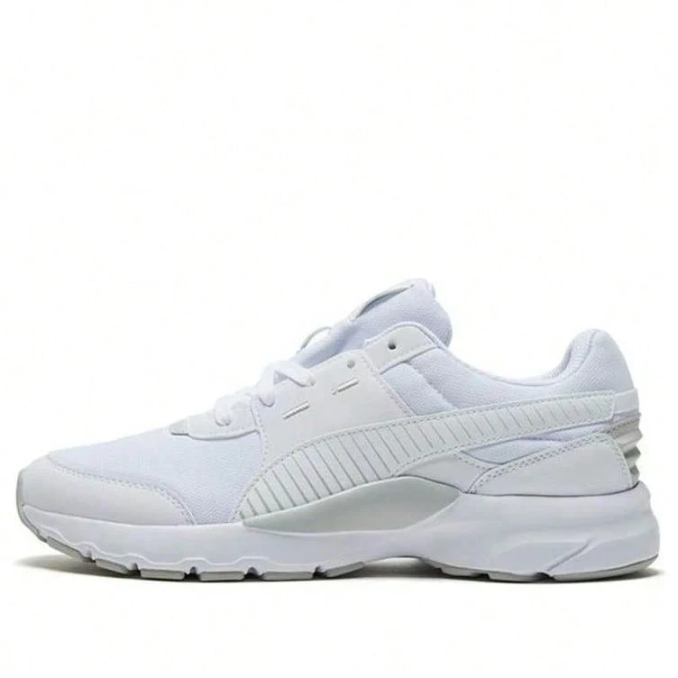 Puma Future Runner 低帮休闲运动鞋，白色和灰色 - 淺藍色 - 查看 1