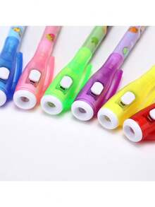 1/5/10/20/30pcs Random Color Glow-In-The-Dark Invisible Ink Marker Pen, Magic Pen, Secret Message Pen, Christmas Gift, Refill, Birthday Gift - Multicolor - View 11
