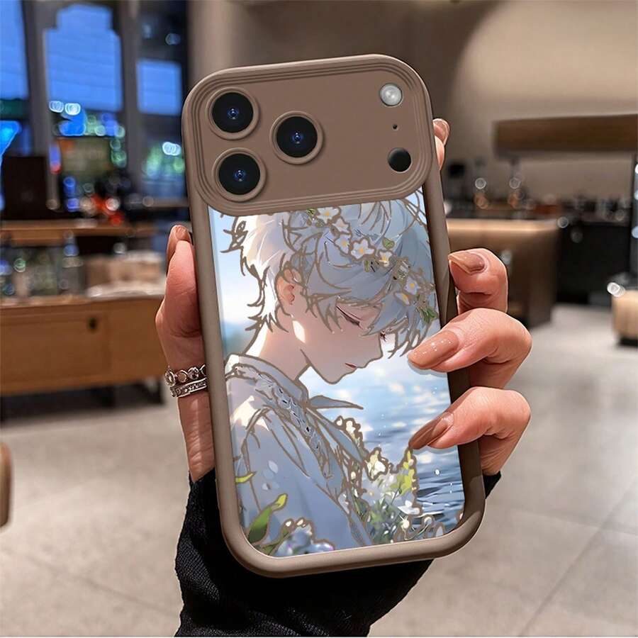 Basic Phone Cases - ילד כסוף שיער - לבן עתיק KDCREY - ראה 1