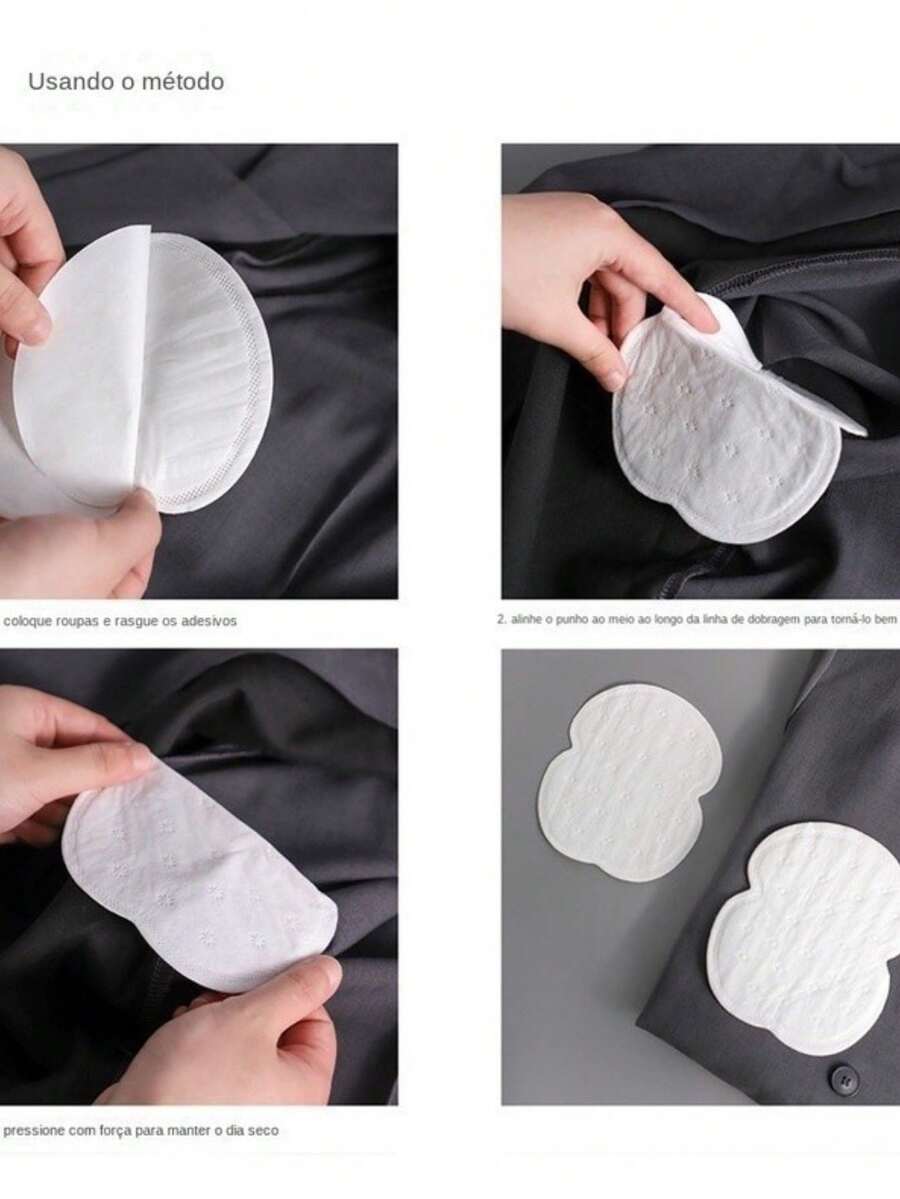 Unisex, Invisible, Ultra-Thin, Dry-Marking, Sweat-Absorbing Underarm Patches (10) - CHẤT HẤP THỤ - Xem 1