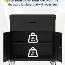 Garage Tool Storage Racks - Black - View 3