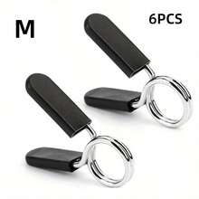 2 piezas Abrazadera de mancuerna y barra, adecuada para gimnasio, fitness en casa, accesorios de gimnasio - Negro - Ver 10