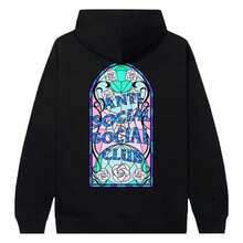 Anti Social Social Club Fashion Hoodie Mens - 黑色 - 查看 2
