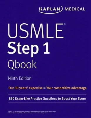Pre-Owned USMLE Step 1 Qbook (Paperback) By Kaplan Medical - Single Book - View 1