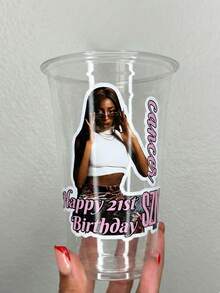 1-50pcs Customized Portrait Photo Stickers, Personalized Portrait Stickers, Customized Text Stickers, Her Exclusive Stickers, Personalized Stickers, Waterproof And Oil-Resistant, Suitable For Birthday, Wedding, Housewarming, Family Use, Gifts, Personal Items, Fashionable And Unique, Personalized, Ideal For Gifting To Friends, Family, Girlfriend, Wife, Suitable For Weddings, Engagement Parties, Birthdays, Daily Use ,Forever Love - Multicolor 2 - View 7