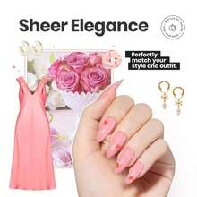Beetles Jelly Nail Polish Set,6 Colors Pink Nude Jelly Quick Dry Nail Polish Fingernail Fast Drying &Amp; Long Lasting Nail Strengthener Polish Gifts For Women - Màu E - Xem 2