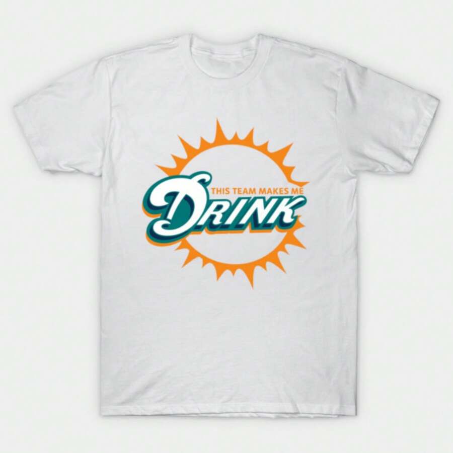 Miami-Dolphins T-Shirt - Blanco - Ver 1