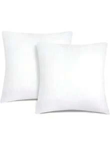 Pack Of 2 Or 4 Units.  Cojines Decorativos , Cojín Acolchado Para El Hogar, Almohadón Relleno De Fibra Hueca, Para El Sofa Or El Coche, En Todos Los Tamaños 30*50 40*40 45*45 40*60 50*50 55*55 60*60 50*70 - 白色 - 查看 16