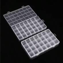 28-Compartment Adjustable Organizer Box Transparent PP Plastic Bead Jewelry Storage Case - 1pc - View 7