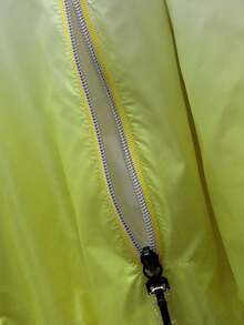 Women's Essential Ombre Hooded Windbreaker Jacket, Quick-Dry Breathable Water-Resistant Windproof, Casual & Sports Dual-Use, Spring/Summer - Yellow - View 9