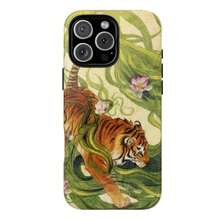 Vintage Tigers Phone, Cute Tiger Collage, Japanese Traditional Art Print Big  S21/S22/23/S24 Fe S24 Plus/S25UltraGalaxy S21/S22/23/S24 Fe S24 Plus/S25Ultra - #7 - 查看 12