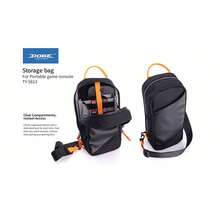 1pc Black PU Material Portable Console Carrying Case, Durable, Waterproof, Compatible With SWITCH/SWITCH2/P5/STEAM DECK/ROG XBX ALLY X - Black - View 3