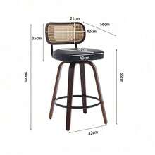 Barstools - Black + PU Leather + Foam-1 - View 4