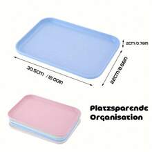 Bandejas apilables para clasificar rompecabezas (4 unidades, 30,5 cm x 22 cm); máquina clasificadora de rompecabezas con capacidad para 1000, 1500 o 2000 piezas. - Multicolor - Ver 2