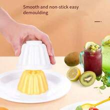 2pcs/4pcs/8pcs Pudding Mousse Cake Mold, Jelly Pudding/Egg Tart Mold, Cake Mold, Lotus Root Steamed Cake Mold, DIY Fruit Baking Mold. Suitable For Making Jelly, Milk Jelly, Cream Pudding And Chocolate Desserts. - Multicolor - View 11