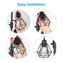 173cm Lampara Led De Pie Con E26 3 Bombillas 6 W Brillo Adjustable Para Dormitorio Oficina Y Estudio - Tipo de Enchufe A USA (110-127V) - Ver 7