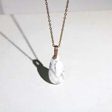 1pc Natural Water Drop Shaped Stone Pendant, Carved Amethyst & Lapis Lazuli Jewelry Making Necklace Charm - Water Droplets - View 8