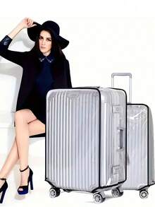 Transparent Luggage Protective Cover, Durable Waterproof Suitcase Cover, Dust-Proof Luggage Cover - Multicolor - View 6
