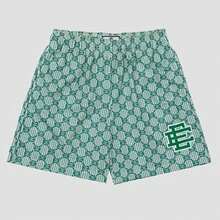 New Summer  EE Basic Mesh Shorts Classic Floral Print Gym Shorts Men's Basketball Sports Shorts Men's Beach Shorts PSV9 - hồng xanh JB 163 - Xem 5