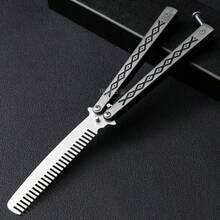 Nuevo modelo 2026 - Peine mariposa Valorant Nightblade - Balisong sin filo - Regalo para amigos, fiestas, cumpleaños, coleccionistas - Multicolor - Ver 15