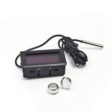 2pcs Mini Digital LCD Thermometer With Waterproof Probe, Indoor Outdoor Convenient Temperature Sensor, Car Thermometer With 2 Button Cell Batteries, Suitable For Aquarium/Fish Tank/Home/Refrigerator/Freezer - Thermometer - View 9