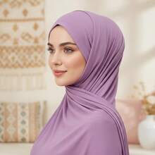 Made Of Soft Modal Material, Skin-Friendly, Stretchy, Lightweight And Comfortable. - Light Purple - View 3