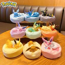 pokemon Pokémon Blind Boxes,Pokémon Series Figurines & Display Pieces,Pokémon Sleeping Poses Blind Box Series,Pokémon Plushies & Collector's Grade Figurines,Pokémon Series Eevee Family Sleeping Poses Display Blind Boxes 3D Figurines & Desktop Collectibles Pokémon Characters,(Randomly Packaged) - Multicolor - View 6