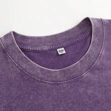 Women's Tops Letter Tee Graphic T-Shirts, Women Teens Oversized Graphic Tee Shirts Y2k Short Sleeve Floral Aesthetic Tshirt Top Summer Cute Preppy Clothes-For Women, Holiday, Vacation,Daily Casual Fashion And Versatility. - Màu Lilac Tím - Xem 4