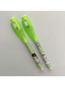 1/5/10/20/30pcs Random Color Glow-In-The-Dark Invisible Ink Marker Pen, Magic Pen, Secret Message Pen, Christmas Gift, Refill, Birthday Gift - Multicolor - View 10