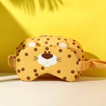 1 Pc Cartoon Pattern 2-In-1 Eye Mask & Pillow Design, Double-Sided Silk-Like Breathable Sleep Eye Mask, Relieves Eye Fatigue, Ideal For Girls' Naps, Blackout Eye Mask, Non-Tight & Ear-Friendly - Multicolor - View 7