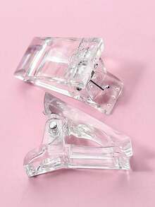 10件套美甲工具套装,包含小夹子、指甲夹、透明凝胶快速延长美甲工具(尖头)、指甲尖夹(用于快速修整指甲形状)、透明水晶夹(适合女士和女孩固定和修整指甲)、水晶发夹、指甲尖夹、延长美甲工具、修整指甲的指甲夹,专业美甲工具,女士适用。 - 無色 - 查看 6