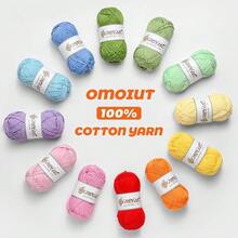 Soft 5-Ply Milk Cotton Yarn For Crocheting, Fluffy Baby Yarn For Amigurumi, Socks, Clothes, And Puzzles, 131 Yards, 1.76 Oz, Deep Pink - 1 - 查看 2