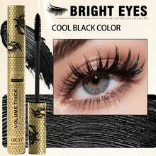 3D纤长睫毛膏，显著增加睫毛长度、卷翘度和浓密度，持久防水防晕染配方，浓郁黑色 - 黑色 - 查看 7